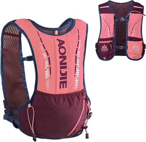 Azarxis Hydration Running Vest Backpack Pack 5L for Women Men Jogging Trail Race Marathon Cycling Hiking Accessories (Mint Blue with 500ml Soft Flask) in Kuwait