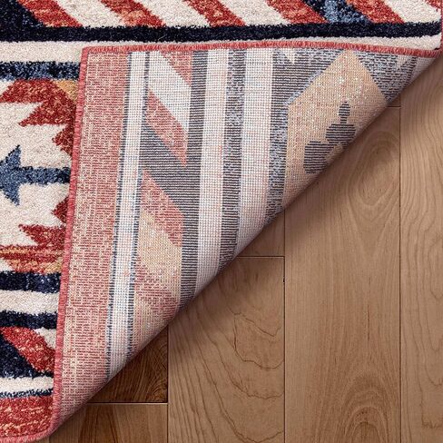 سجادة منطقة ميدالية تقليدية حمراء منسوجة جيدًا (9'3" × 12'6") in Kuwait