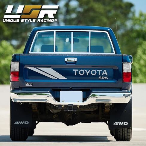USR 89-95 Pickup Tail Lights - Stock Replacement Rear Tail Lamps Set (Left + Right) Compatible with 1989-1995 Toyota Pickup Truck 2WD 4WD (Red/Clear Lens, Plug and Play 6 Bulbs and Sockets Included) in Kuwait