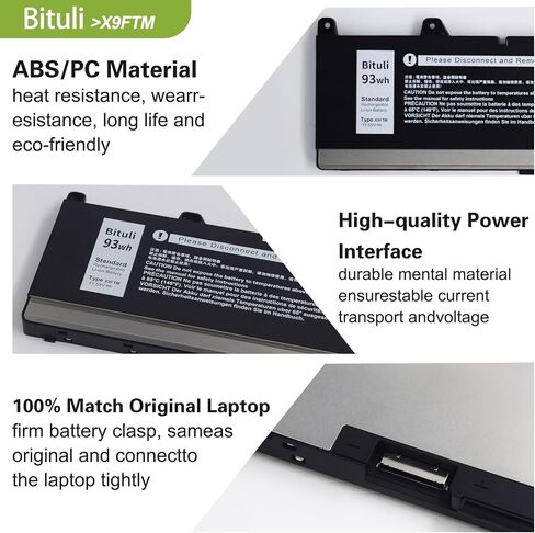 بطارية كمبيوتر محمول GJKNX لأجهزة Dell Latitude 5580 5480 5YHR4 5280 5288 5488 5590 5591 5490 5491 5495 E5480 E5580 E5490 E5590 Precision 15 3520 3530 Series GD1JP DY9NT 68Wh 7.6 فولت in Saudi Arabia