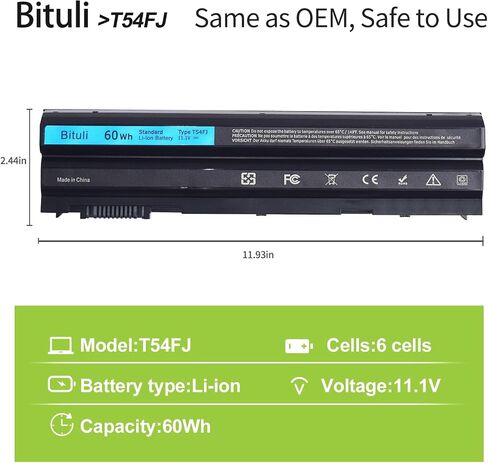بطارية كمبيوتر محمول GJKNX لأجهزة Dell Latitude 5580 5480 5YHR4 5280 5288 5488 5590 5591 5490 5491 5495 E5480 E5580 E5490 E5590 Precision 15 3520 3530 Series GD1JP DY9NT 68Wh 7.6 فولت in Saudi Arabia