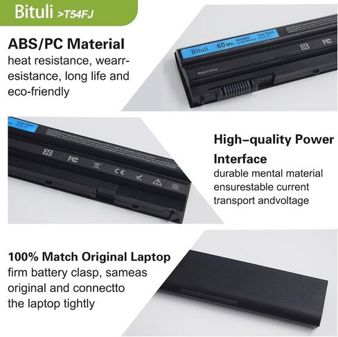 بطارية كمبيوتر محمول GJKNX لأجهزة Dell Latitude 5580 5480 5YHR4 5280 5288 5488 5590 5591 5490 5491 5495 E5480 E5580 E5490 E5590 Precision 15 3520 3530 Series GD1JP DY9NT 68Wh 7.6 فولت in Saudi Arabia