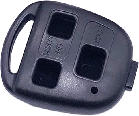 J-ACCES 2 Pcs Key Fob Case Shell Fit for Lexus Keyless Entry Remote Car Key Fob Cover Casing Replacement Key Housing (Black Red) J-Key050G in Saudi Arabia