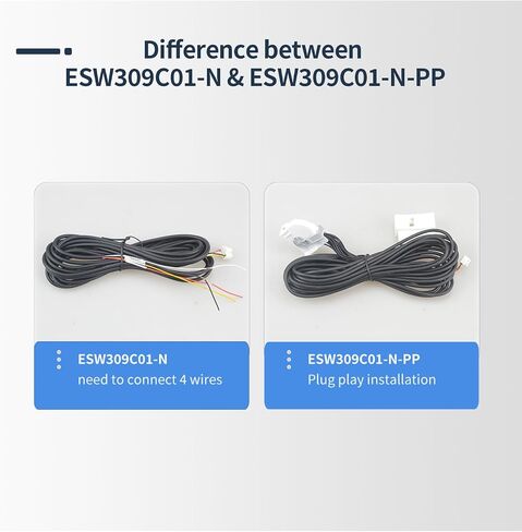 EASYGUARD Smart Key repalcement PKE keyless Entry System fit for 2014+ Benz FBS4 with Factory OEM Push Start Button (Without Comfort Access) (ESW309C01-N, with BE4) in Kuwait