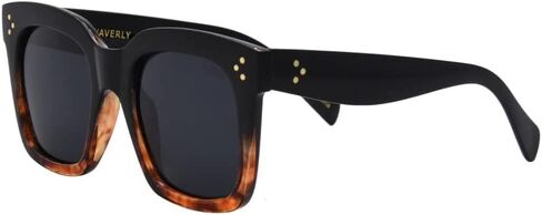نظارة شمسية للنساء من I-SEA - Waverly (أسود إلى TORT/SMOKE POLARIZED) in Kuwait