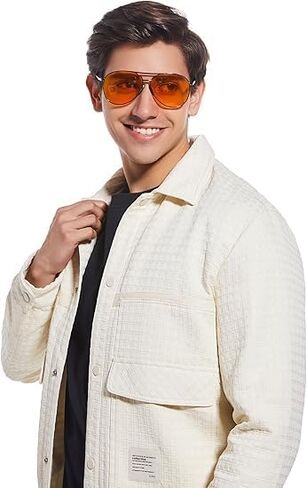 Blue Light Blocking Gaming Glasses ESports Computer Gamer GlassesAmber Gaming Glasses-Anti Glare for Better Sleep in Saudi Arabia