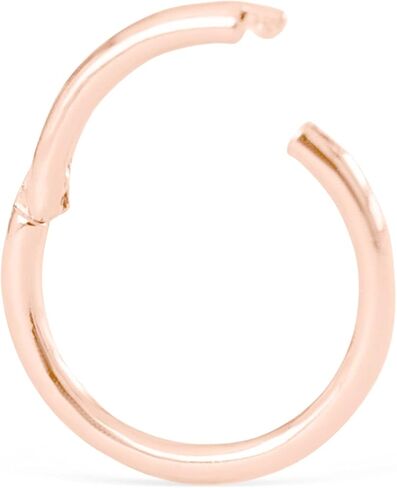 14K Solid Gold 18g Tragus Cartilage Helix Daith Snug Conch Jewelry Hoop Clicker Ring in Saudi Arabia