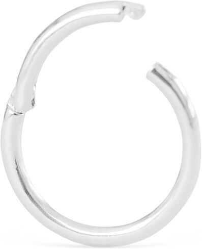 14K Solid Gold 18g Tragus Cartilage Helix Daith Snug Conch Jewelry Hoop Clicker Ring in Saudi Arabia