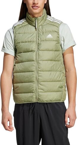 adidas Men's Essentials 3-Stripes Light Down Vest in Kuwait