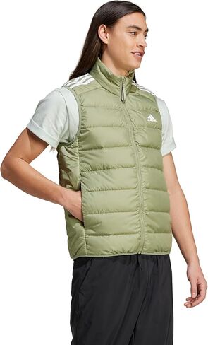 adidas Men's Essentials 3-Stripes Light Down Vest in Kuwait