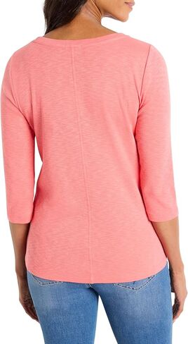 NIC+ZOE Women's 3/4 Sleeve Boat Tee in Kuwait