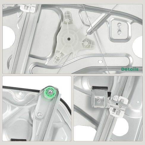 YHTAUTO Front Power Window Regulator Driver Side Without Motor for Hyundai Elantra 2009-2012, Hatchback Only in Saudi Arabia