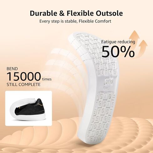 أحذية رياضية نسائية أنيقة برباط من STQ، أحذية كاجوال مريحة وخفيفة الوزن ومبطنة للتنس in Kuwait