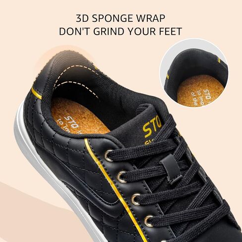 أحذية رياضية نسائية أنيقة برباط من STQ، أحذية كاجوال مريحة وخفيفة الوزن ومبطنة للتنس in Kuwait