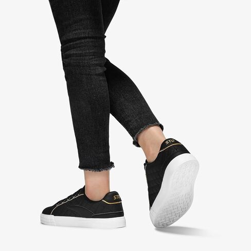 أحذية رياضية نسائية أنيقة برباط من STQ، أحذية كاجوال مريحة وخفيفة الوزن ومبطنة للتنس in Kuwait