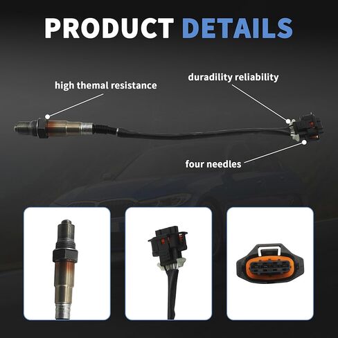 مستشعر الأكسجين 234-4528 مستشعر O2 متوافق مع Chevy Cruze 1.4L 1.8L 2011-2016، متوافق مع Chevy Sonic 2012-2020، متوافق مع Buick Encore 2013-2021 in Kuwait