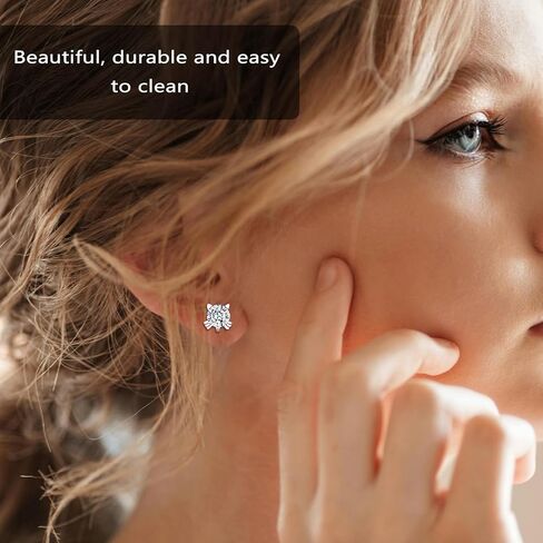 925 Sterling Silver imitation Diamond Crystal Inlaid Cat Stud Earrings in Saudi Arabia
