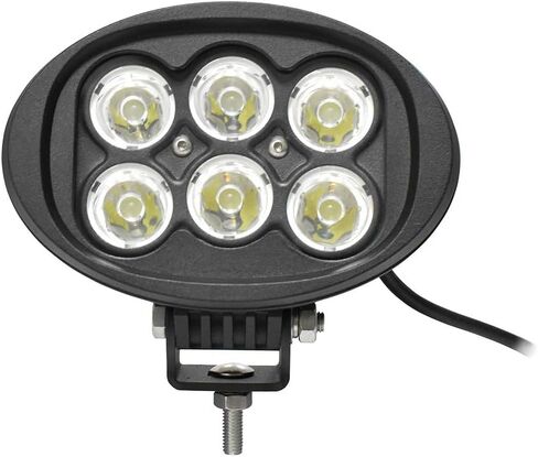 Super Bright Offroad LED Work Light & Fender Light for John Deere Tractor & Versatile Agri Vehicles, 4x6 inch Oval, 6000K Cool-White Long Range Focused Spot Beam, Corrosion/Vibration Resistant, 4-Pack in Saudi Arabia
