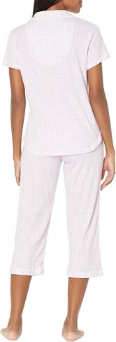 Karen Neuburger Women's Petite Berry Kiss Short Sleeve Girlfriend Capris Pj in Saudi Arabia