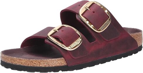 Birkenstock Arizona Split Narrow Unisex Shoes Size 5, Color: Patent Neon Pink/White in Saudi Arabia