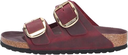 Birkenstock Arizona Split Narrow Unisex Shoes Size 5, Color: Patent Neon Pink/White in Saudi Arabia