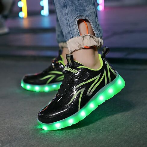 BFOEL Spider Light up Shoes for Boys Girls Walking Sneaker with USB Charging Birthday Thanksgiving Christmas Day Best Gift in Kuwait