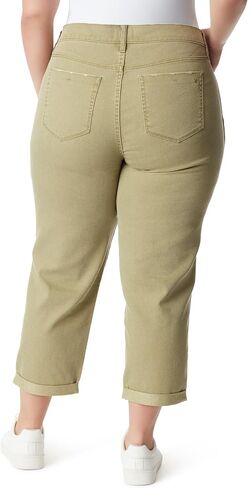 Jessica Simpson Women's Mika Bestie Chino Slim Ankle with Adjustable Waistband Plus in Saudi Arabia