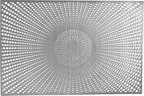 Home Details 4 Pack Round Shell Laser Cut Placemat, Kitchen, Dinning Room, Place Setting, Décor, Gold in Kuwait