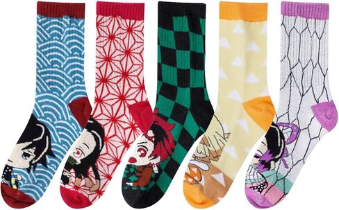 جوارب G-Ahora Cartoon Kitty Sock Kawaii Kitty Characters جوارب كاحل قطنية كاجوال 5 أزواج/مجموعة in Kuwait