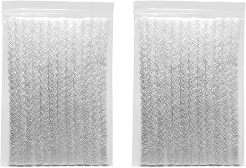 Light of Mine | Fiberglass Replacement Tiki Torch Wick | 0.5" Length 9.85" | Long Lasting | Perfect for Outdoor Tiki Torch |Wine Bottles | Lanterns | Citronella Oil Lamps (12) in Kuwait