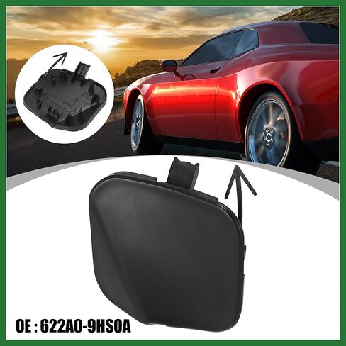Motoforti Black Front Right Bumper Tow Hook Towing Eye Cover Cap Replacement 622A0-9HS0A for Nissan Altima 2016-2018 Long-Lasting in Saudi Arabia
