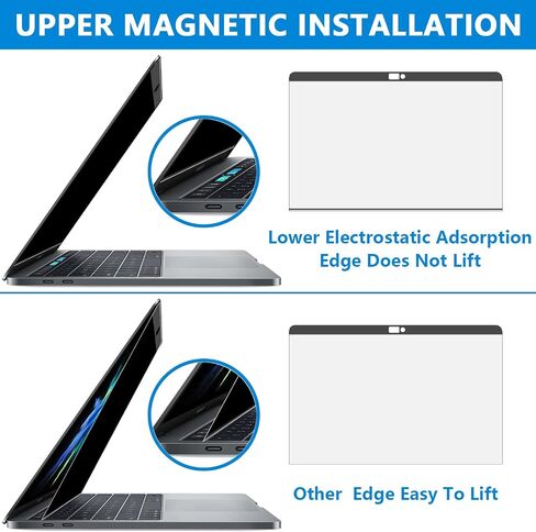 واقي شاشة للخصوصية لجهاز MacBook Pro مقاس 14 بوصة (2021-2023، M1، M2)، فلتر شاشة للخصوصية قابل للإزالة لجهاز MacBook Pro الجديد مقاس 14.2 بوصة M1 Pro / M1 Max (A2442/A2779)، مضاد للتجسس/مضاد للضوء الأزرق in Kuwait