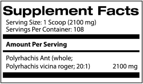 Polyrhachis Black Ant Extract Powder - 20:1 Concentrated Extract (8oz/227g) in Saudi Arabia