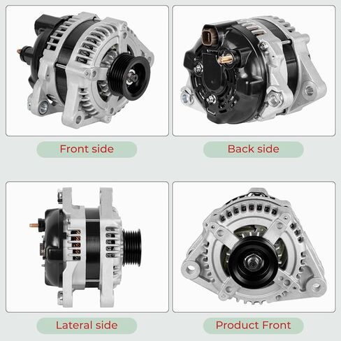 مولد كهربائي 12 فولت 150 أمبير متوافق مع كيا سيدونا/كادينزا/سورينتو/K900 2011-2018 3.3/3.5/3.8L، لسيارة Genesis Azera 2012-2017، لسيارة Hyundai Santa Fe/XL 2013-2018 3.3L، استبدال المولد 11591/11686N in Kuwait