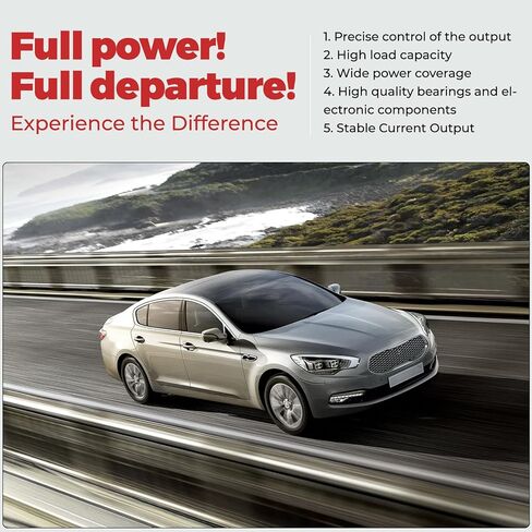 مولد كهربائي 12 فولت 150 أمبير متوافق مع كيا سيدونا/كادينزا/سورينتو/K900 2011-2018 3.3/3.5/3.8L، لسيارة Genesis Azera 2012-2017، لسيارة Hyundai Santa Fe/XL 2013-2018 3.3L، استبدال المولد 11591/11686N in Kuwait