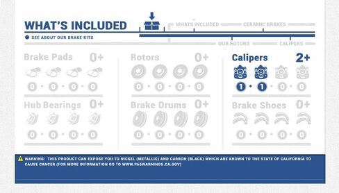 أجزاء فرامل كالاهان فرامل أمامية لفورد إكسبيديشن F-150 F-250 نافيجيتور 4WD 2WD استبدال الفرجار in Kuwait