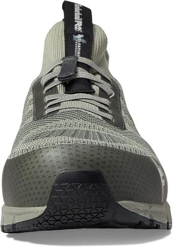 حذاء عمل Timberland PRO® Radius Knit مركب آمن لأصابع القدم - نعل خارجي مطاطي - ماص للرطوبة - أخضر زيتوني/أسود مسامي 12 D - متوسط in Saudi Arabia