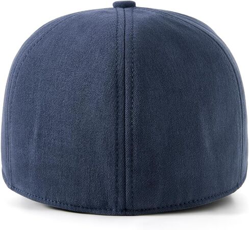 Men's Fitted Cap Winter Fleece Warm Full Closed Baseball Caps Curved Brim Blank Elastic Closed Back Hat K277N in Saudi Arabia