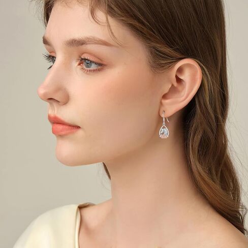 Horse/Highland Cow Earrings for Women 925 Sterling Silver Horse Dangle Drop Earrings Hypoallergenic Highland Cow Jewelry Christmas Birthday Gifts in Kuwait