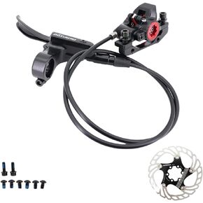 DJC Hydraulic Brake Set MTB Caliper 2 Pistons with Bike Floating Rotor Disc 160mm Left Front Right Rear Oil Brake AK950 Double Pistons