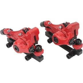 1 Set Mountain Bike Disc Brake, Durable Aluminum Alloy Bike Disc Brake Cable Puller Replacement Parts(Red)
