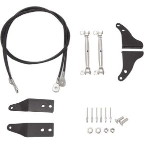 NovelBee Limb Risers Kit fit for Jeep Wrangler JK 2007-2018 Through the Jungle Protector Obstacle Eliminate Rope