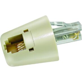 Softalk 01505 Twisstop Phone Cord Detangler Ivory Landline Telephone Accessory