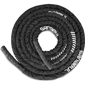 Sanabul Lab Series Combat Battle Ropes for Working Out with Protective Sheath/Sleeve| Exercise Training Rope | Workout Ropes, Battle Ropes for Home Gym