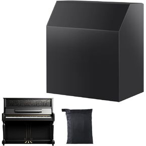 Upright Piano Cover, Full Piano Cover Dustproof Waterproof, Silver-coated Oxford Fabric Piano Protective Cover for Upright Vertical Piano Upright piano universal-60.2 x 13.7 x 43.3 inches