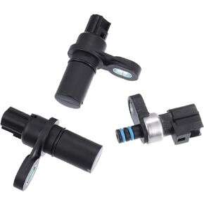 Motoforti Transmission Input and Output Speed Sensor, Pressure Transducer Sensor, for Dodge Charger 2006-2010, Plastic, 4799061AB 4799758AD, Black, 1 Set