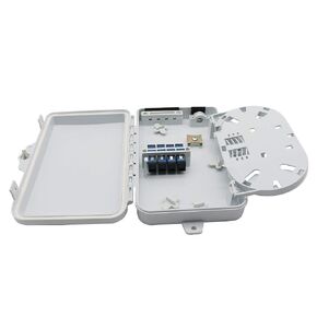 PNGKNYOCN 4 Core FTTH Fiber Distribution Box, 4 Port Fiber Distribution Box Splitter Box, for SC, FC, E2000 Adapters
