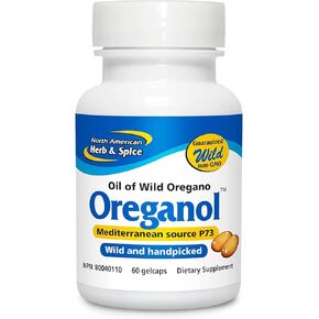 NORTH AMERICAN HERB & SPICE Oreganol P73 - Pack of 2, 120 Softgels - Unprocessed, Vegan-Friendly Wild Oregano - Mediterranean Source - Non-GMO - 240 Total Servings