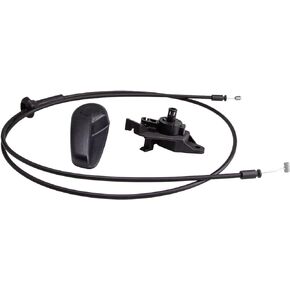 FANLIDE Hood Release Cable Assembly Kit - Hood Release Handle and Latch Bracket and Cable - DS7Z16B626C, DS7Z-99042C74-A, DS7Z-16916-F, Compatible with 2013 2014 2015 2016 2017 2018 Ford Fusion