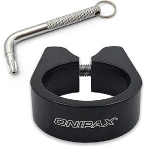 ONIPAX Anti-Theft Bicycle Seat Post Clamp Aluminum Alloy 31.8MM Black in Saudi Arabia